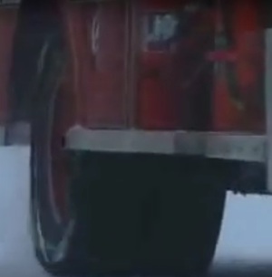 One Fire Dept Reported $18,000 worth of Damages resulting from a failed Tire Chain against the rear panel of their New Fire Truck!